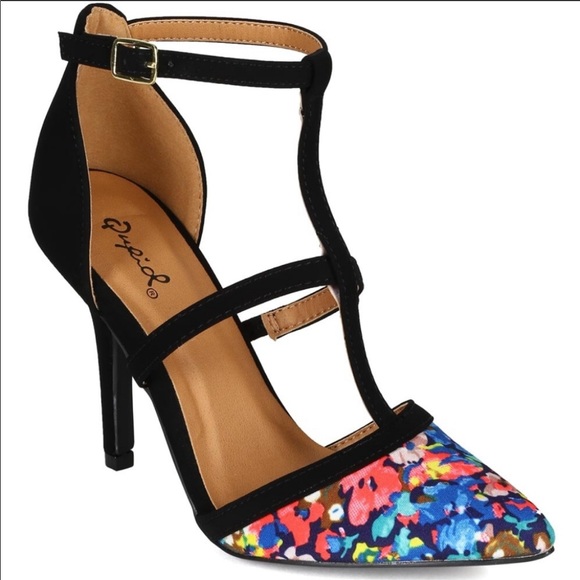 Charlotte Russe Shoes - •HOLD•Floral Heels•